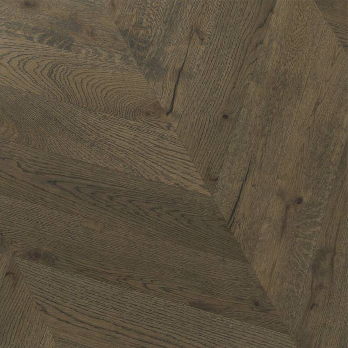 Corsica Chevron - Coffee Oak