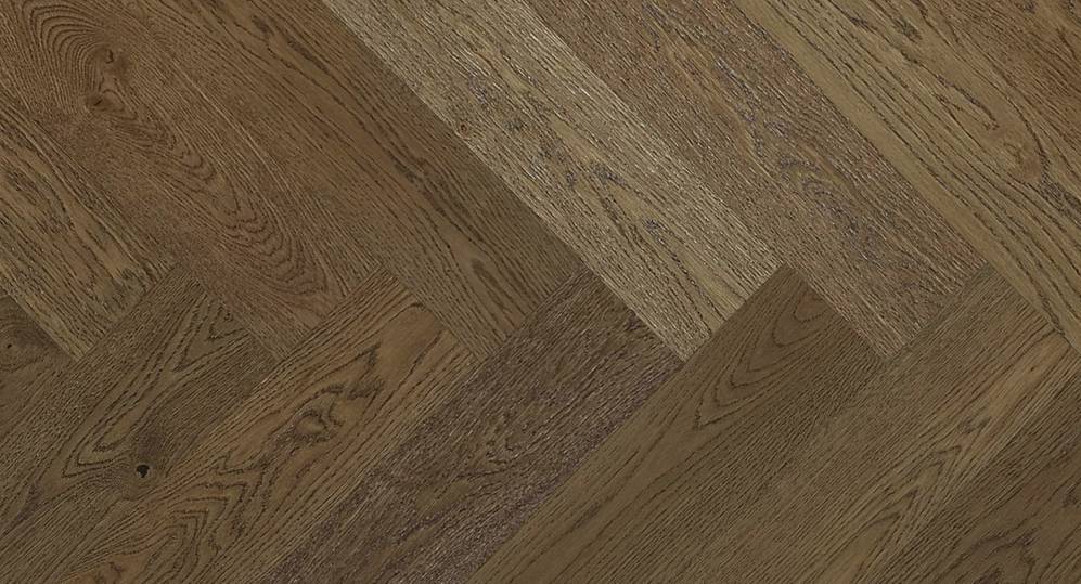 High Country European Oak Herringbone - Buffalo