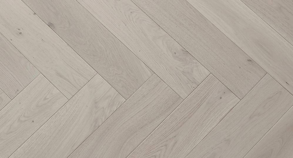 High Country European Oak Herringbone - Feather Top