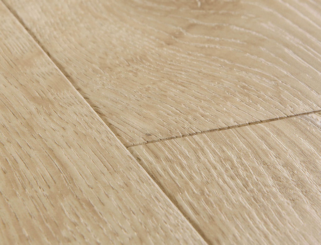 Close-up of a wooden floor with visible grain and texture