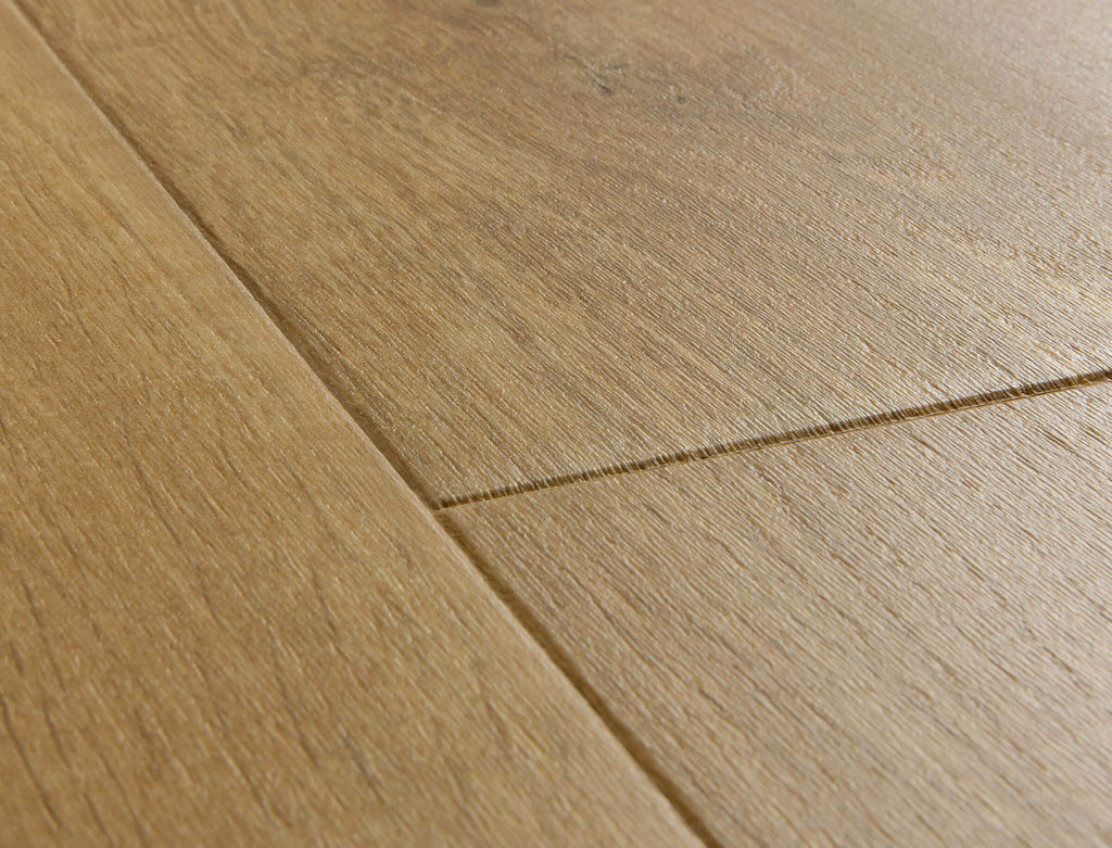 Close-up of wooden flooring with a visible grain pattern