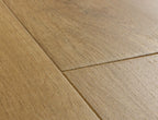 Close-up of wooden flooring with a visible grain pattern