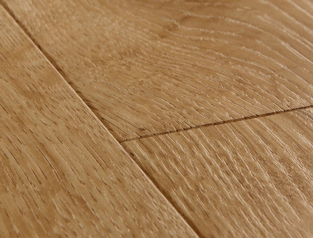 Close-up of wooden flooring with a visible grain pattern