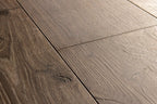 Close-up of a wooden floor with a natural finish